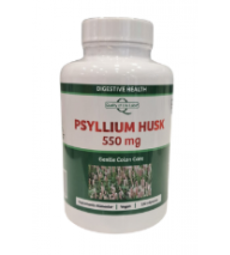 Psyllium Husk 550 mg - 120 Cápsulas - Quality of life labs
